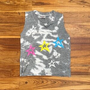 Kids Firehouse Tie Dye Star Muscle Tank Size XXS (5)